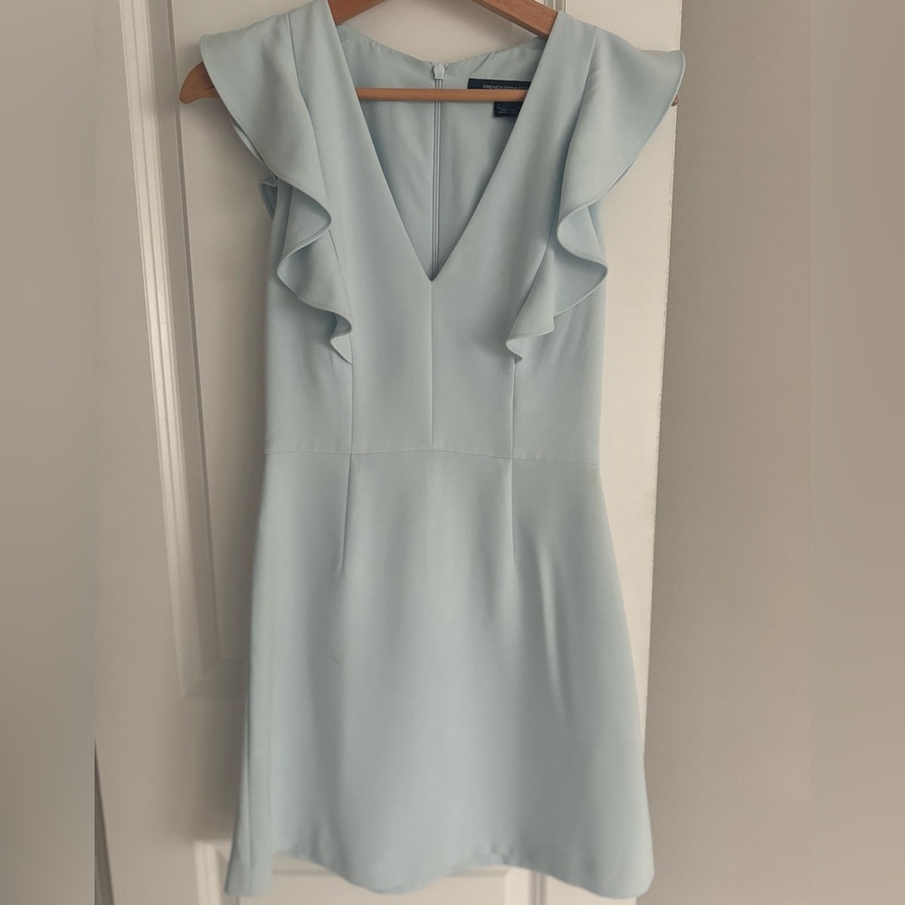French Connection Flutter-Sleeve Dress